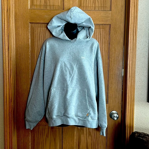 Levi’s Gold Tab size Medium gray pullover hoodie with front kangaroo pocket - Picture 5 of 13